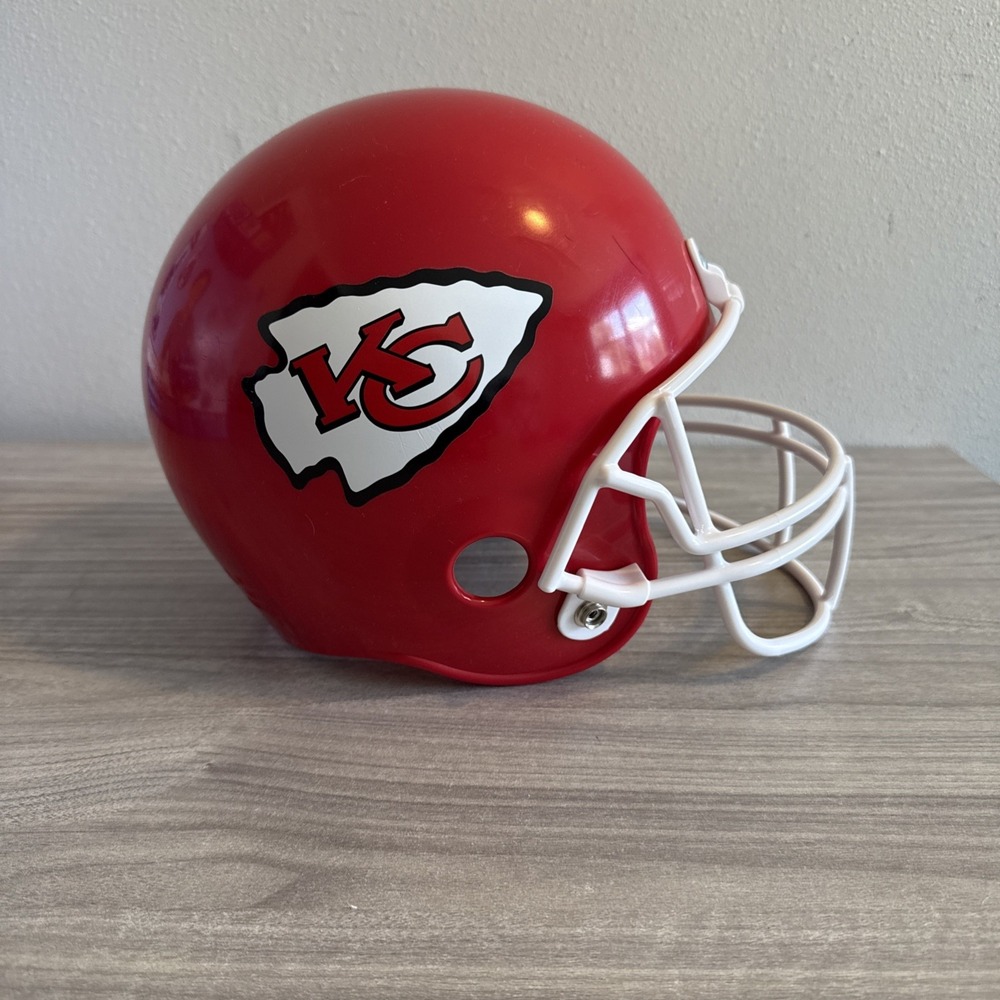 VTG 90s Franklin Kansas City Chiefs NFL Replica Plastic Kids Football Helmet